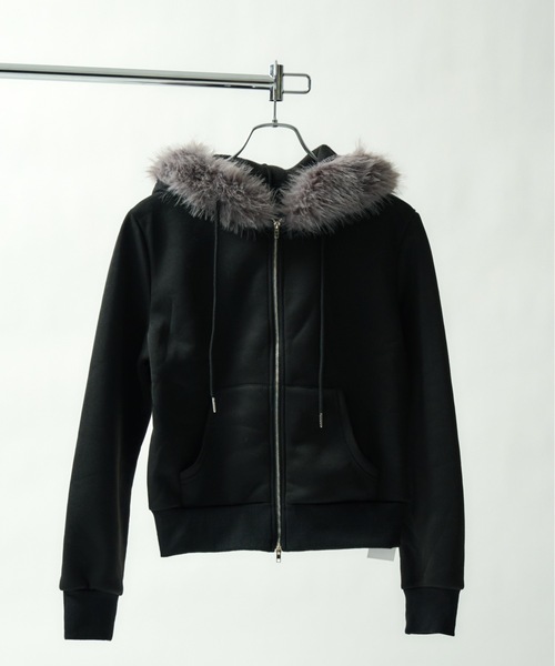 tinkerend（ティンカーエンド） パーカー Double Zip Fur Hoodie