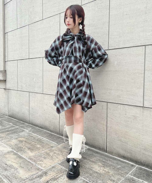 F i.n.t（フィント） スカート 「セットアップ対応」ランダムヘム