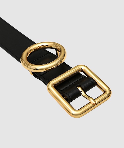 ベルト JACQUEMUS BELT LA CEINTURE REGALO La Ceinture Regalo leather belt in black - Jacquemus | Mytheresa