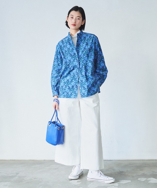 リバティプリントボレロブラウス マリンフランセーズ LA MARINE