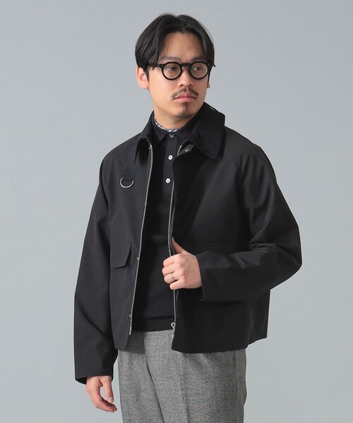 BEAMS F ブルゾン アウター 「別注」Barbour / SPEY ウエザークロス 