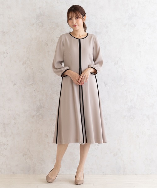 Rose Tiara ワンピース フロントプリーツワンピース : ZOZOTOWN