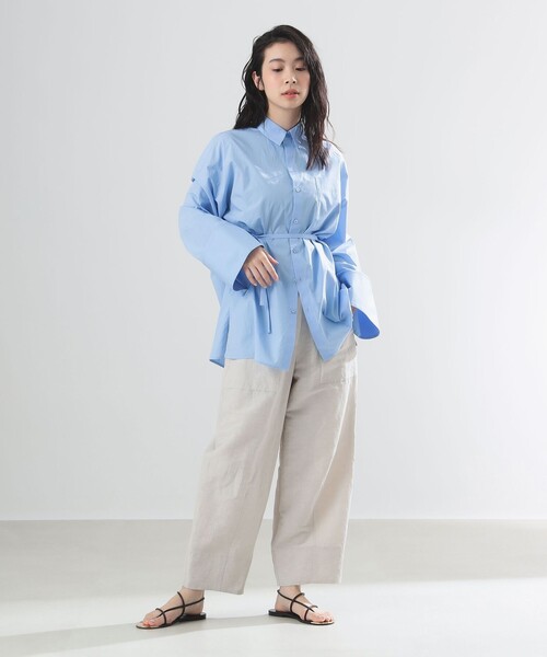 Demi-Luxe BEAMS ブラウス シャツ AK+1 / ワイドカフス