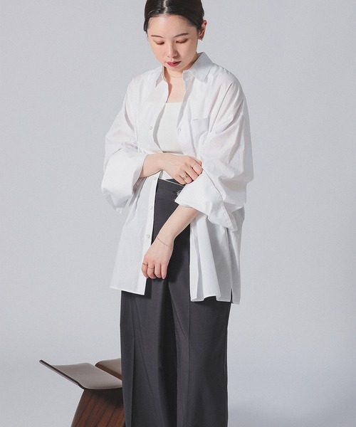 【専用】BEAMS AK+1 ブラウス Demi-Luxe BEAMS ブラウス シャツ AK+1 / ワイドカフス