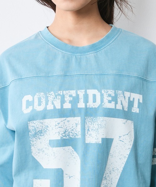 CHIC STYLE（シックスタイル） tシャツ 綿100％フットボールTシャツ