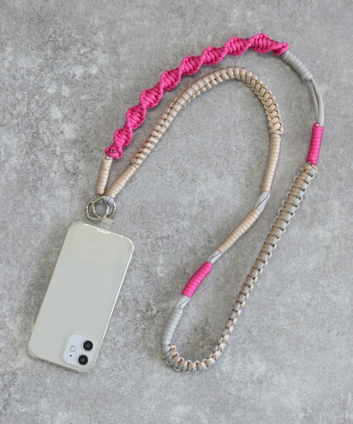 配色ロープストラップ スマホショルダー スマホストラップ ロープ ロープ編み | ALTROSE | 08