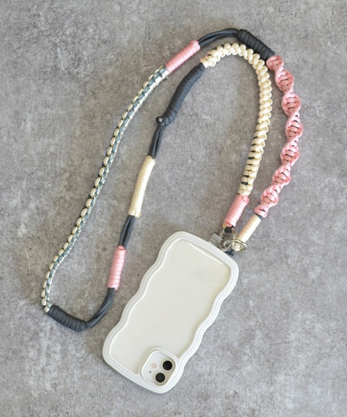配色ロープストラップ スマホショルダー スマホストラップ ロープ ロープ編み | ALTROSE | 07