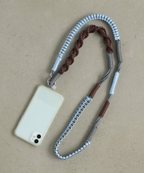 配色ロープストラップ スマホショルダー スマホストラップ ロープ ロープ編み | ALTROSE | 05