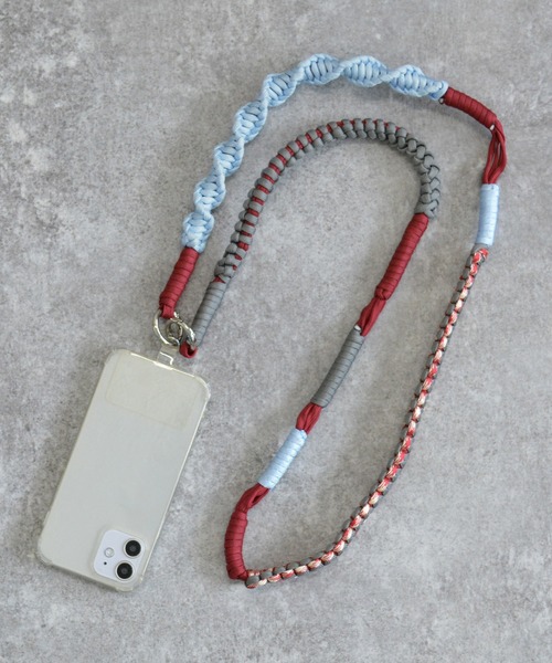配色ロープストラップ スマホショルダー スマホストラップ ロープ ロープ編み | ALTROSE | 09