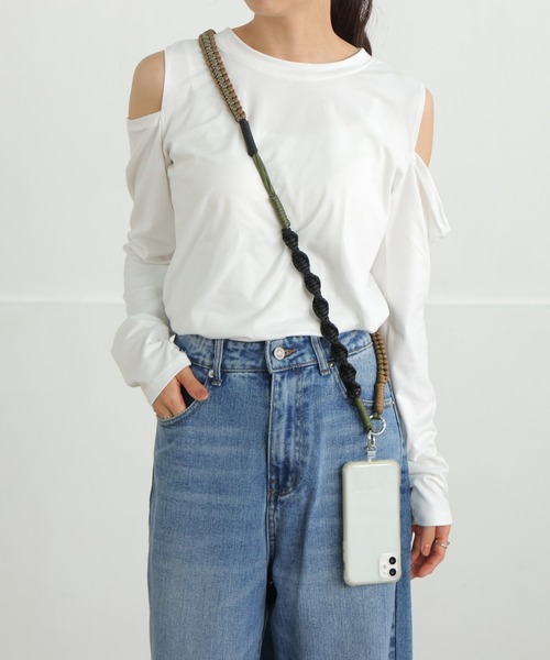 配色ロープストラップ スマホショルダー スマホストラップ ロープ ロープ編み | ALTROSE | 15