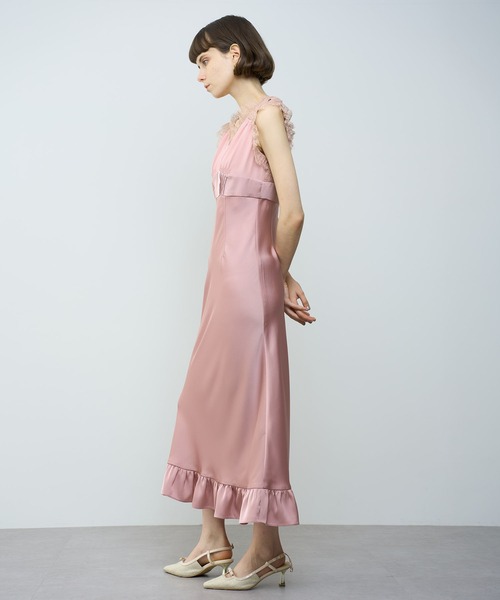 *Farm Rio* レーススリップワンピース ドレス me&me couture ワンピース レースミックススリップドレス