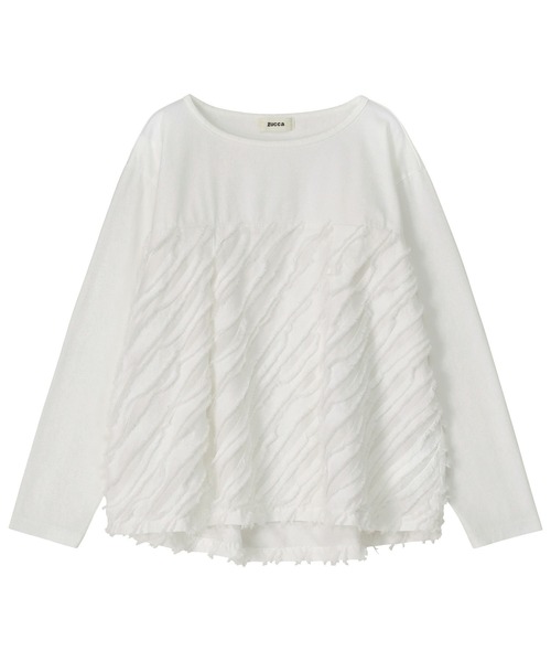 tシャツ バイアスカットドッキング / S レディース
