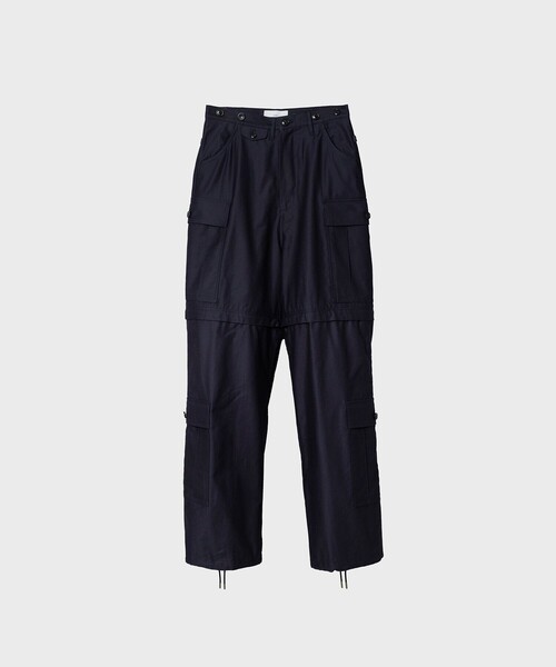 STUDIOUS カーゴパンツ ZIP CARGO TROUSERS メンズ : ZOZOTOWN