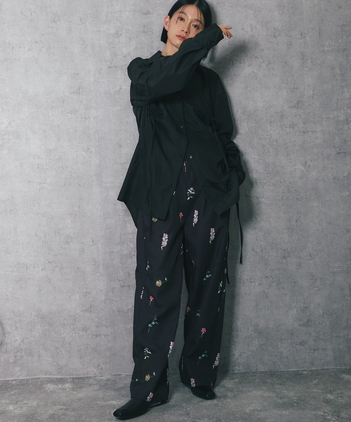パンツ 「セットアップ対応」花柄パンツ レディース : ZOZOTOWN