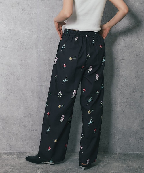 パンツ 「セットアップ対応」花柄パンツ レディース : ZOZOTOWN