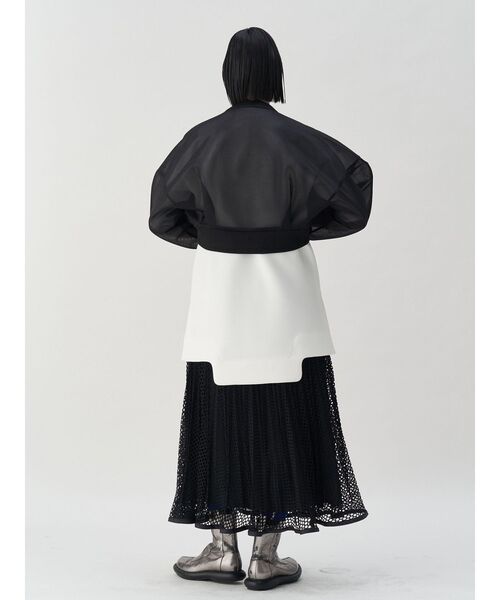 UN3D. スカート MESH ORIGAMI PLEATS SK / メッシュオリガミ