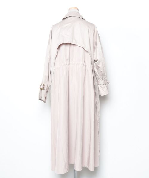「SENSE OF PLACE by URBAN RESEARCH」 トレンチコート FREE ピンク レディース_画像2