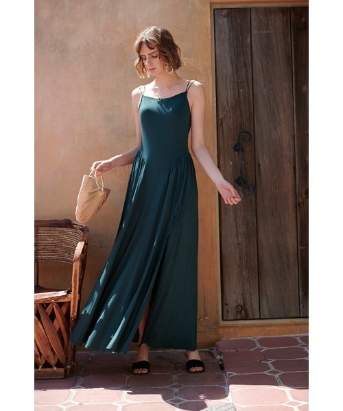 Estella.K ワンピース Sun Kissed Maxi dress カットロングドレス