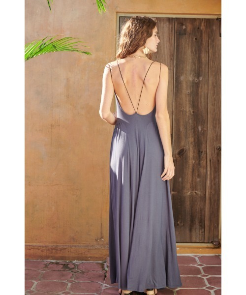 Estella.K ワンピース Sun Kissed Maxi dress カットロングドレス