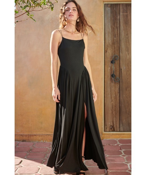 Estella.K ワンピース Sun Kissed Maxi dress カットロングドレス