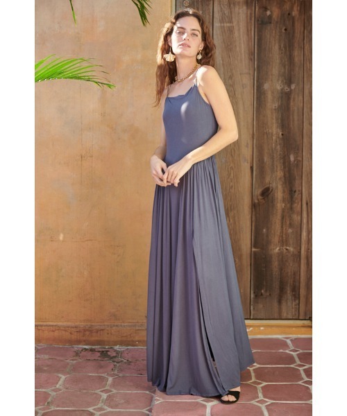 Estella.K ワンピース Sun Kissed Maxi dress カットロングドレス