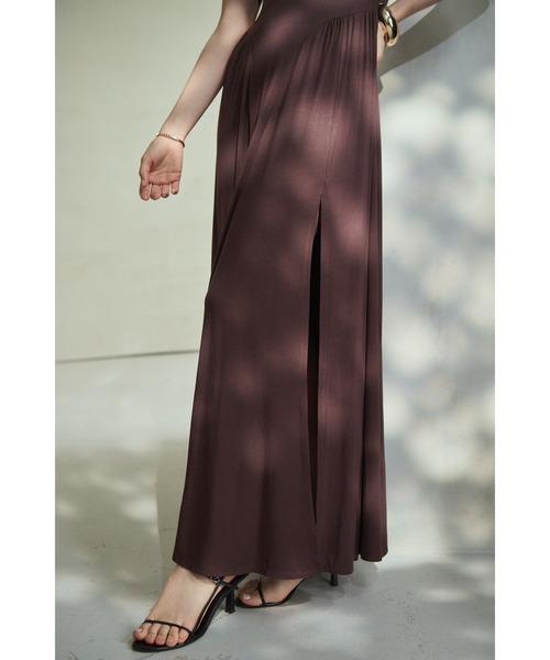 Estella.K ワンピース Sun Kissed Maxi dress カットロングドレス