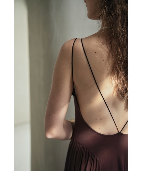 Estella.K ワンピース Sun Kissed Maxi dress カットロングドレス