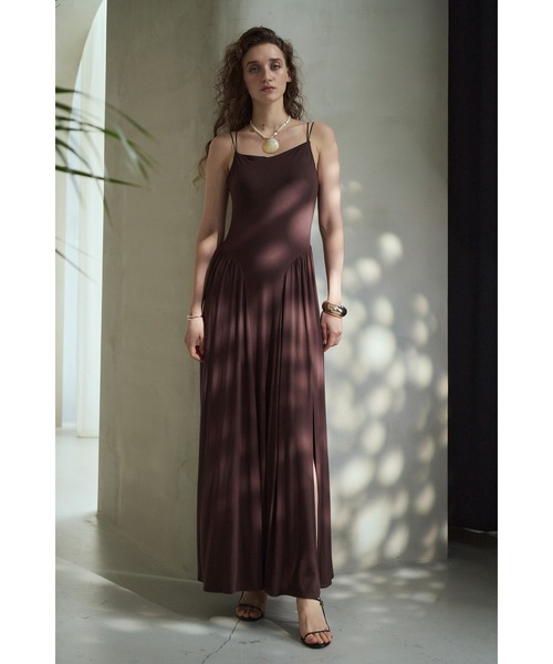 Estella.K ワンピース Sun Kissed Maxi dress カットロングドレス