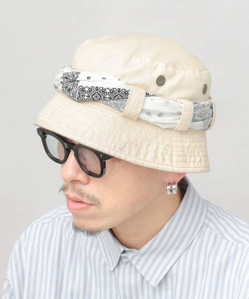 ReqHatter（レックハッター） 帽子 ハット バンダナ付き ジャングル