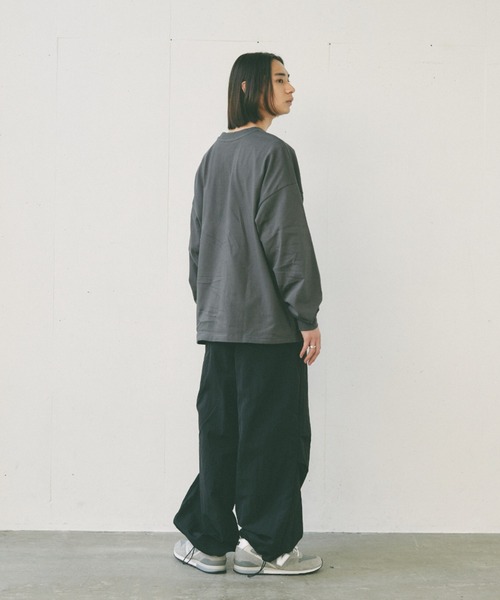 [flaner] тренировочный cut and sewn LARGE серый женский 