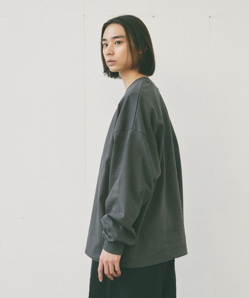 [flaner] тренировочный cut and sewn LARGE серый женский 