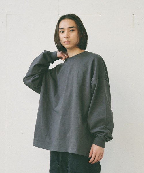 [flaner] тренировочный cut and sewn LARGE серый женский 