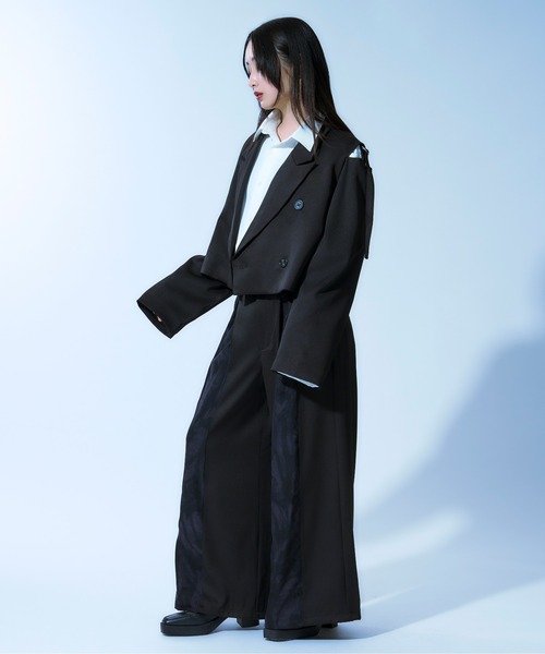 Ellno Loset ジャケット テーラードジャケット ショルダーベルト