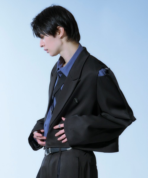 Ellno Loset ジャケット テーラードジャケット ショルダーベルト