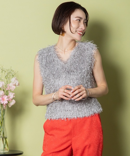 DEAD STOCK!! ARNYS PARIS ニット ベスト ジレ DEAD STOCK!! ARNYS PARIS ニット ベスト ジレ ベスト｜トップス