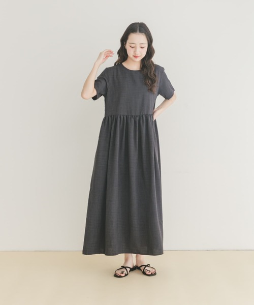 定価22000円高級リネンワンピース未使用 bamboo by united 高級リネンワンピース未使用 bamboo by united