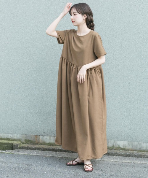 定価22000円高級リネンワンピース未使用 bamboo by united 高級リネンワンピース未使用 bamboo by united