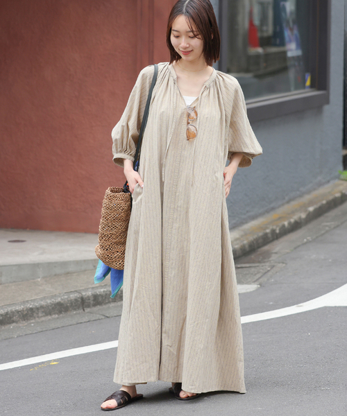 JOURNAL STANDARD relume ワンピース リネンコットンラグラン