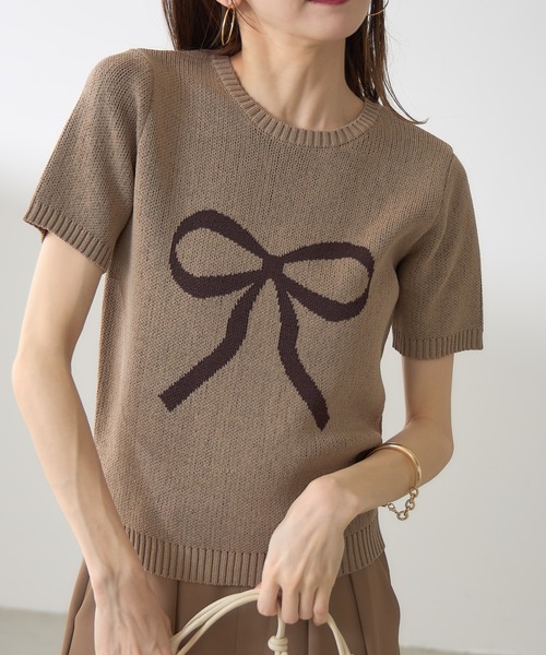 &. NOSTALGIA（ノスタルジア） tシャツ 半袖 「ZOZO限定」ジャガード