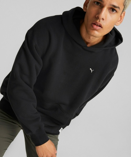 【PUMA】Essentials プルオーバーパーカー ブラック / 送料無料 678430_02.jpg