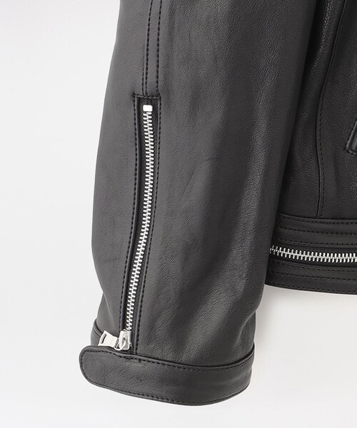 「LOVELESS」 レザージャケット S ブラック メンズ_画像4