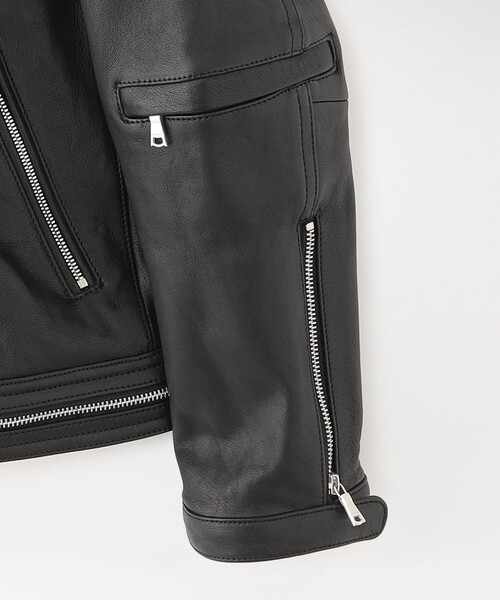 「LOVELESS」 レザージャケット S ブラック メンズ_画像5