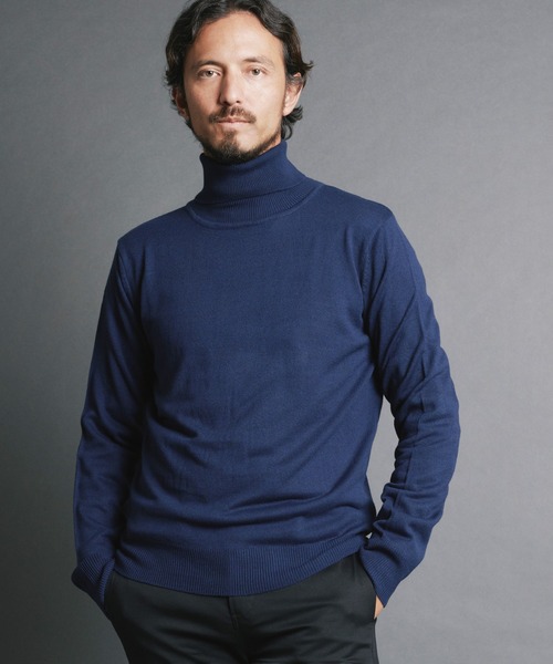 「Magine」 「HALHAM」タートルネックニット M ブラック メンズ_画像5