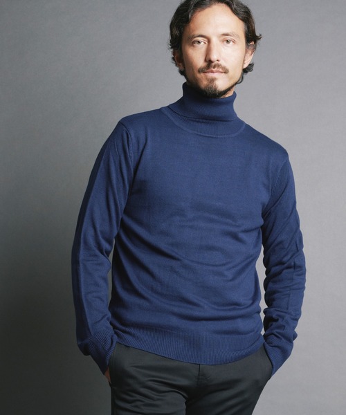 「Magine」 「HALHAM」タートルネックニット M ブラック メンズ_画像6