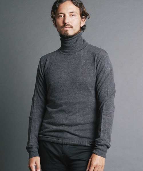 「Magine」 「HALHAM」タートルネックニット M ブラック メンズ_画像7