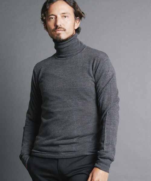 「Magine」 「HALHAM」タートルネックニット M ブラック メンズ_画像8