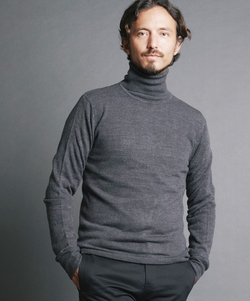 「Magine」 「HALHAM」タートルネックニット M ブラック メンズ_画像9