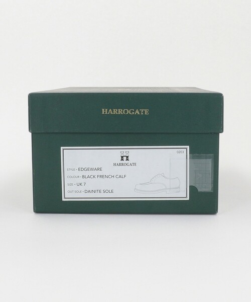 Harrogate edgewear UK6.5 【定価35000円】 HARROGATE ハロゲイト エッジウェア EDGEWARE Uチップ シューズ