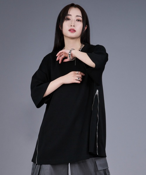 Ellno Loset（エルノロゼット） tシャツ 入学式 2WAYサイドジップ