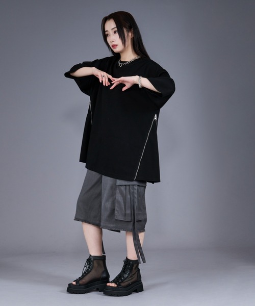 Ellno Loset（エルノロゼット） tシャツ 入学式 2WAYサイドジップ